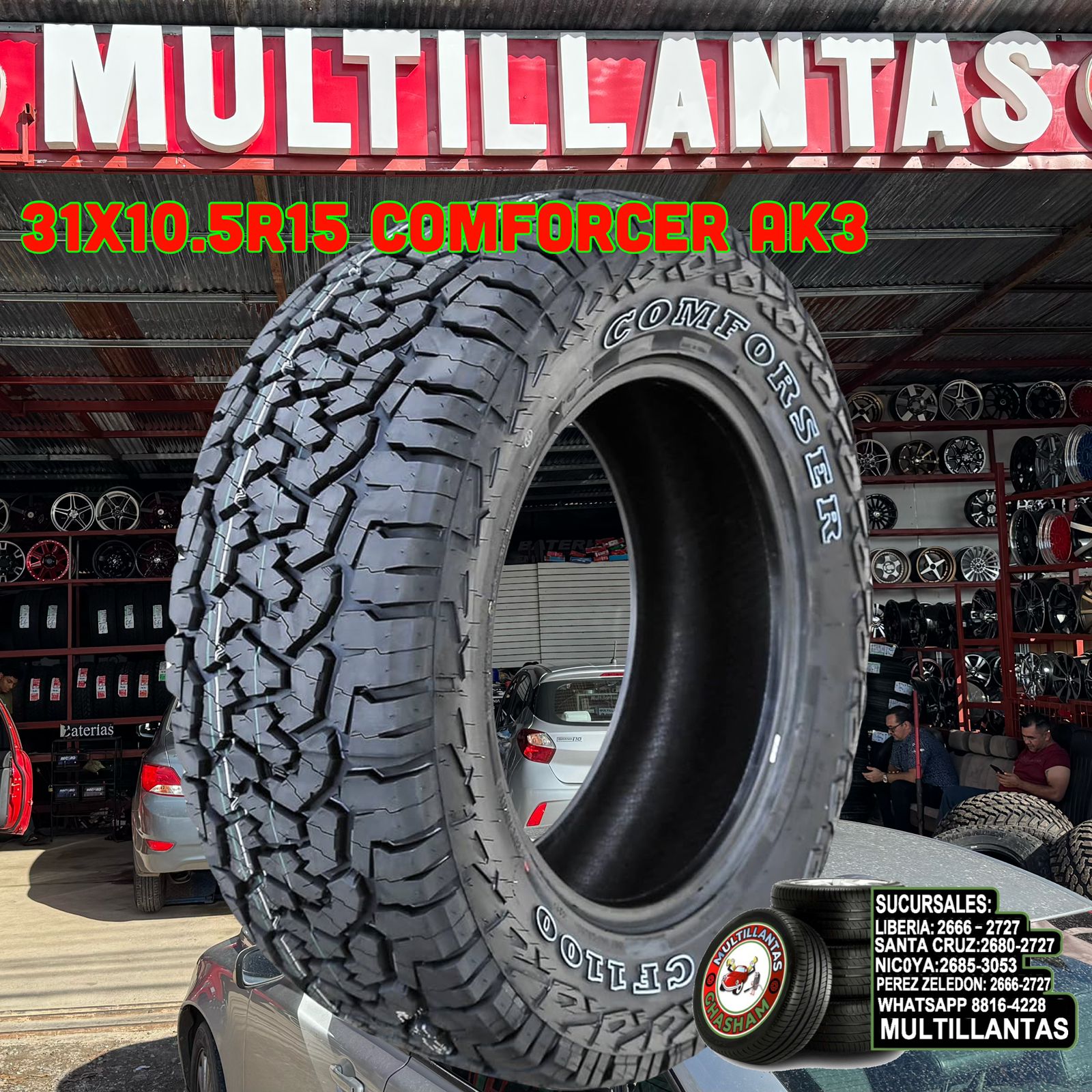 31X10.5R15 COMFORSER AT-AK3 CF1100